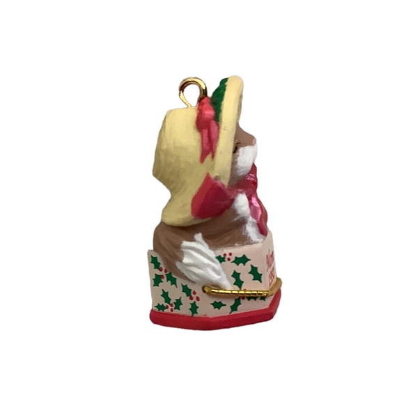 Vintage 1992 Hallmark Mom Mouse Keepsake Ornament Miniature Original Box - Picture 6 of 7